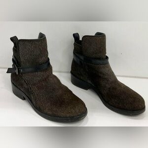 Acne Studios Pony Hair Moto Boots